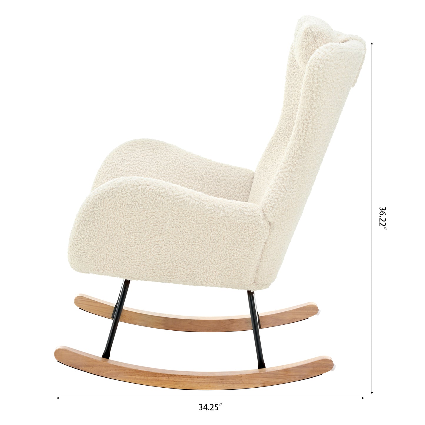 Teddy Comfort Rocker - A Cozy Glider for Every Room