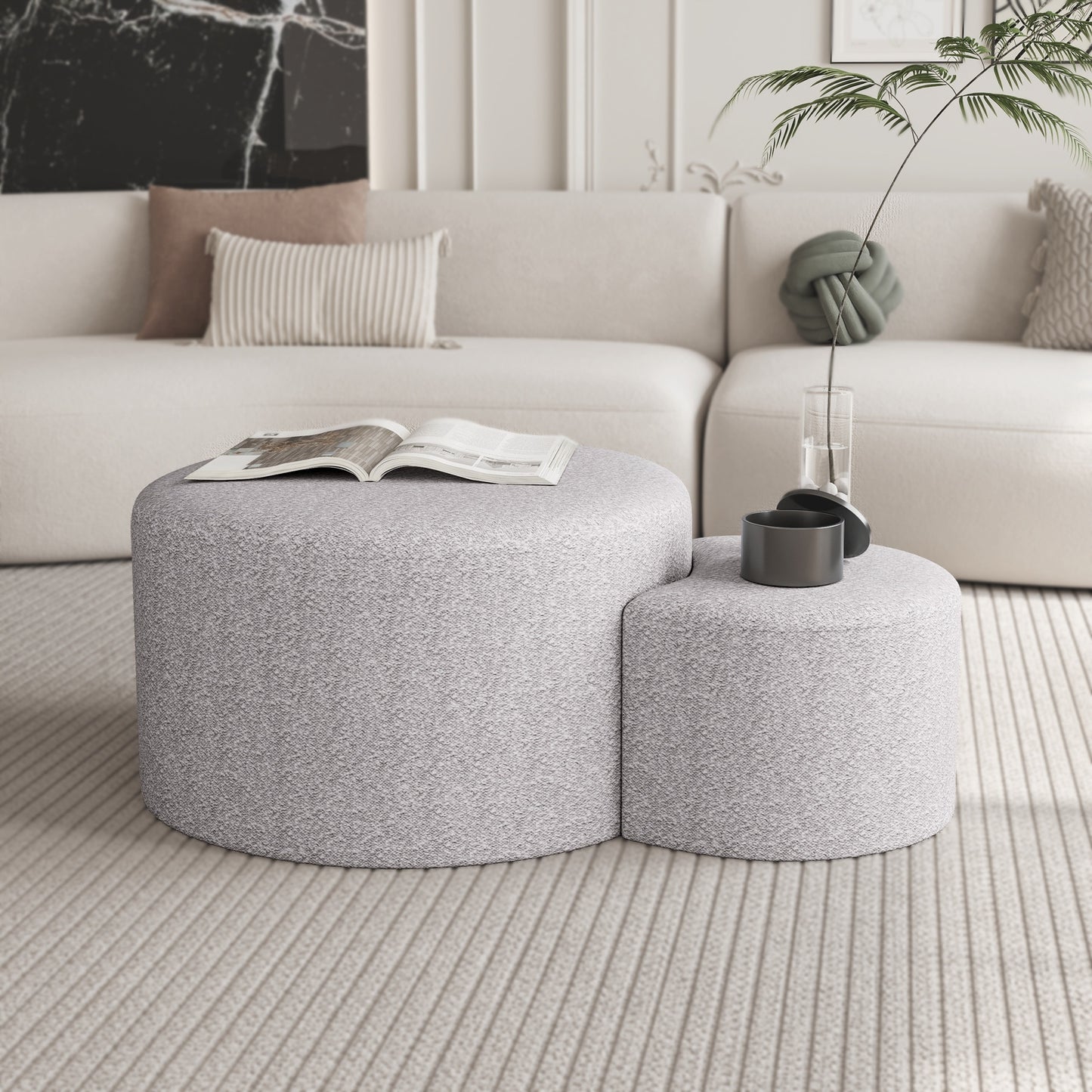 Cozy Nesting Coffee Tables Set