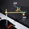 Wall-Mounted Pot Filler Faucet