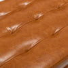 Stylish Leather Storage Bench