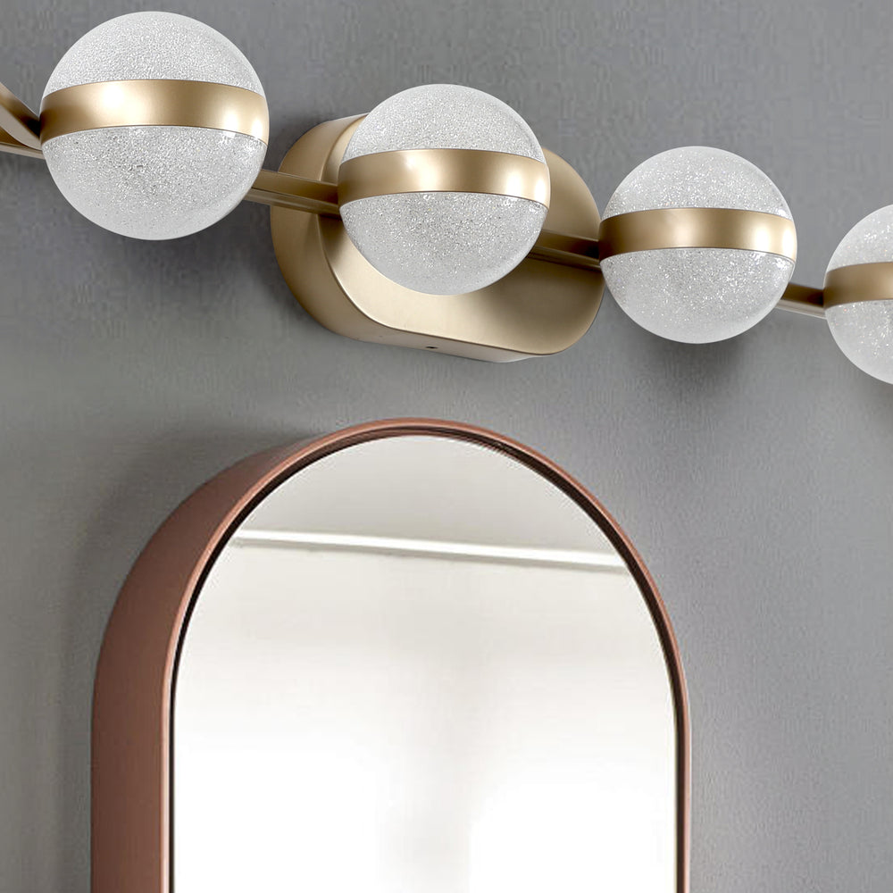 Chic Gold LED Vanity Light