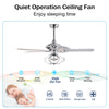 Crystal Breeze Ceiling Fan with Remote