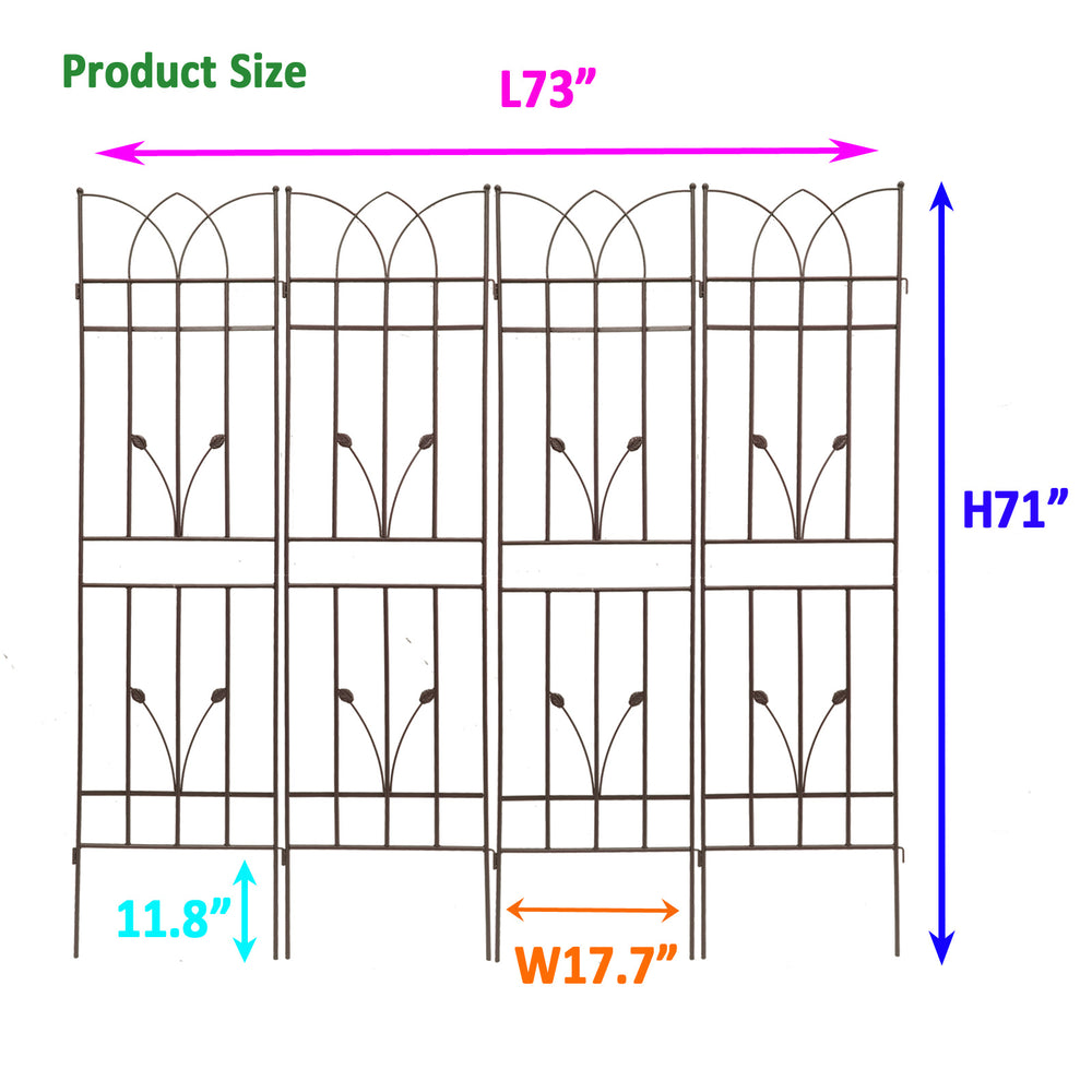 Rustproof Garden Trellis Set for Climbing Plants