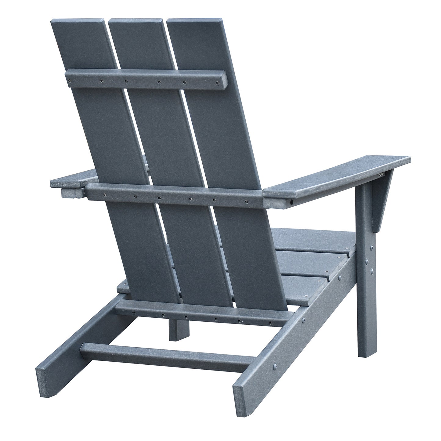 Cozy Grey Outdoor Adirondack Chair