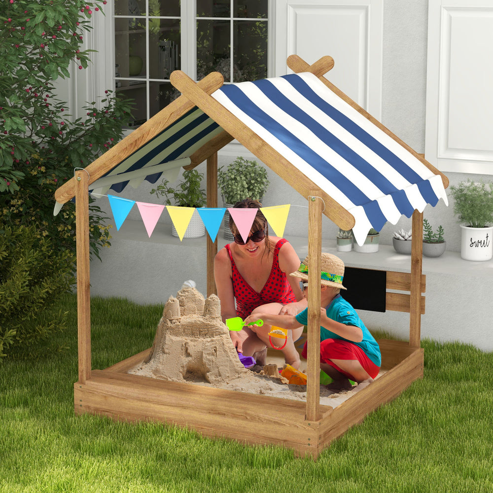 Cozy Canopy Sandbox for Kids