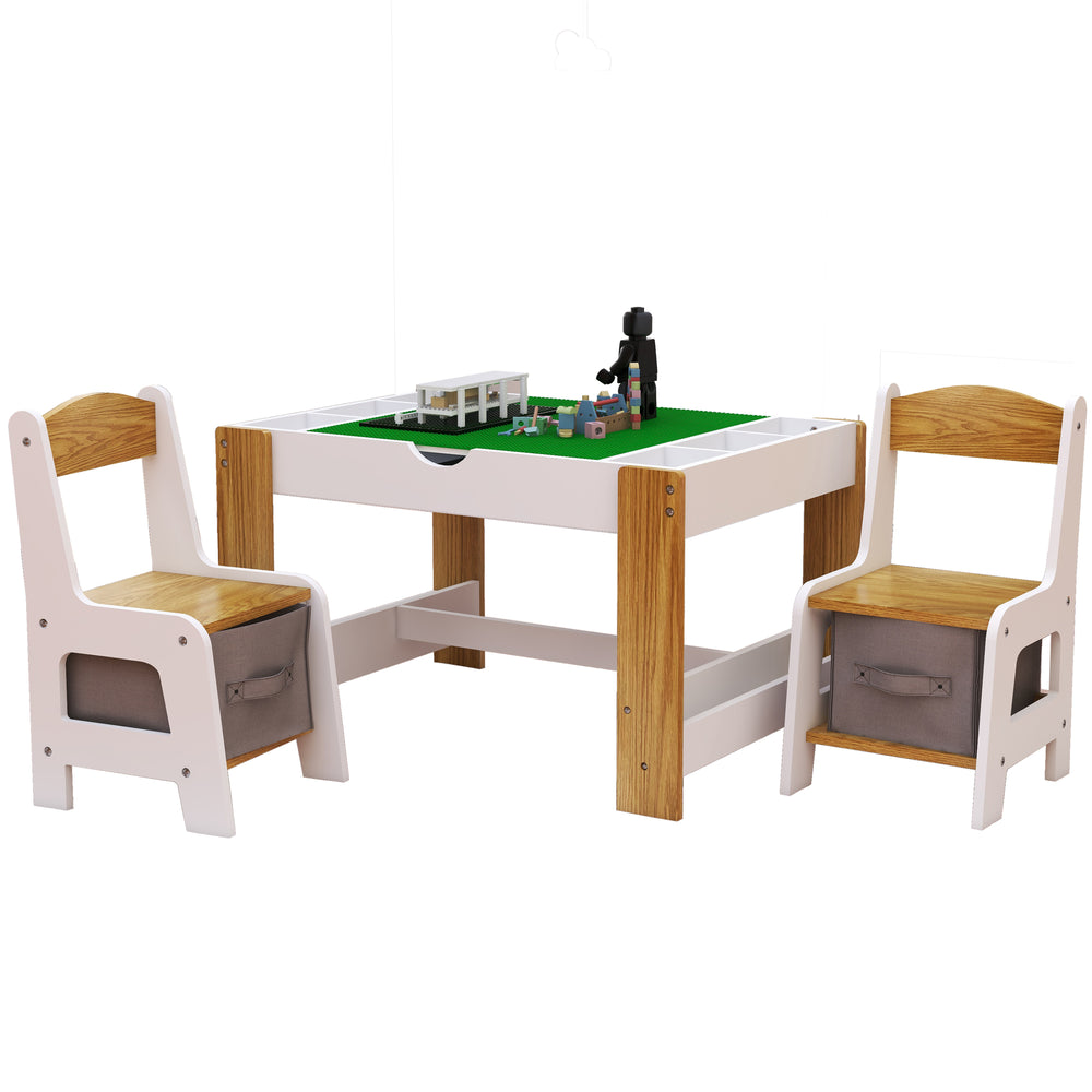 Playful Activity Table Set with Storage for Kids