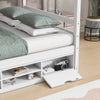 Cozy Haven Bed with Roof & Storage