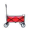 Bright Red Folding Wagon for Gardens & Beaches