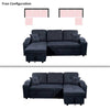 Cozy Corner Convertible Sofa with Storage