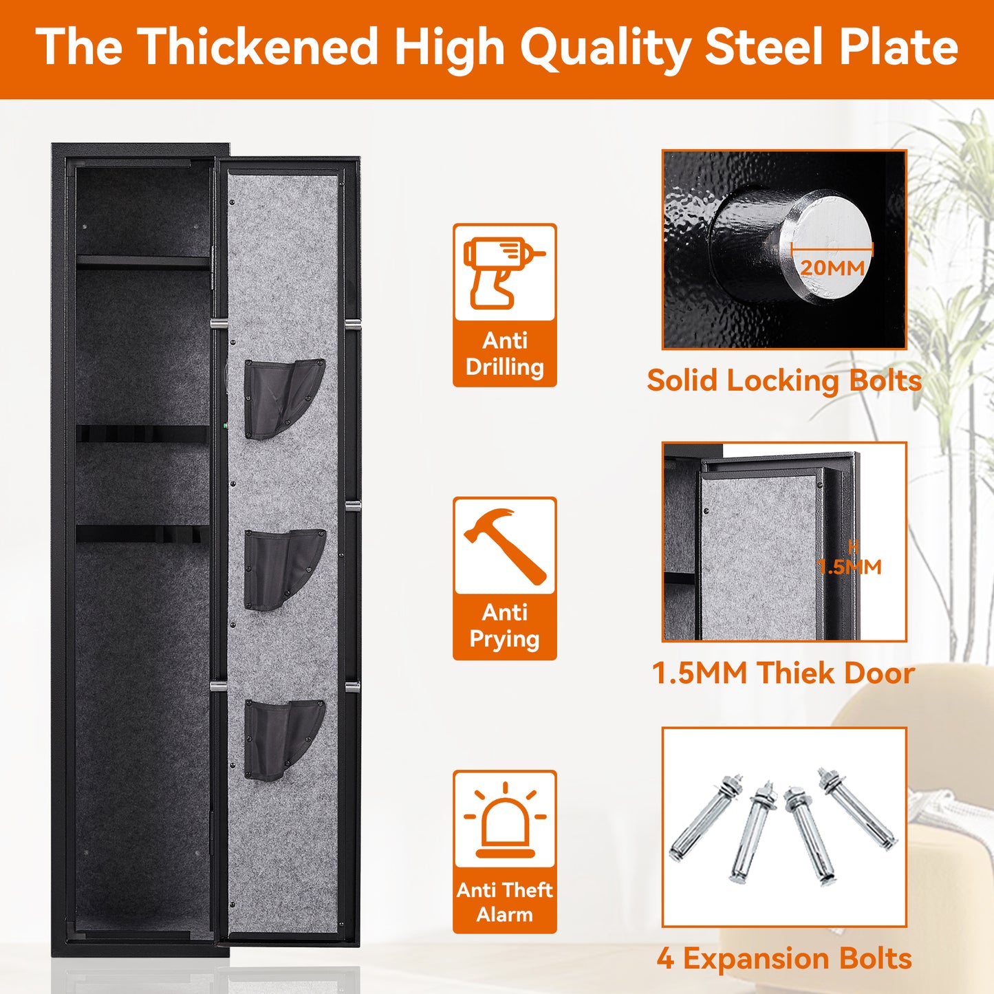 Safe & Secure: Quick Access Gun Storage for Rifles and Pistols