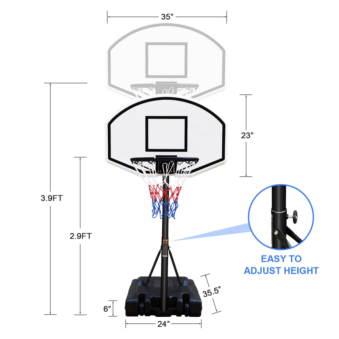 Poolside Slam Dunk Basketball Hoop