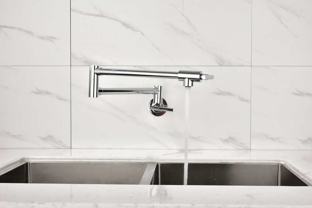 Wall-Mount Pot Filler Faucet