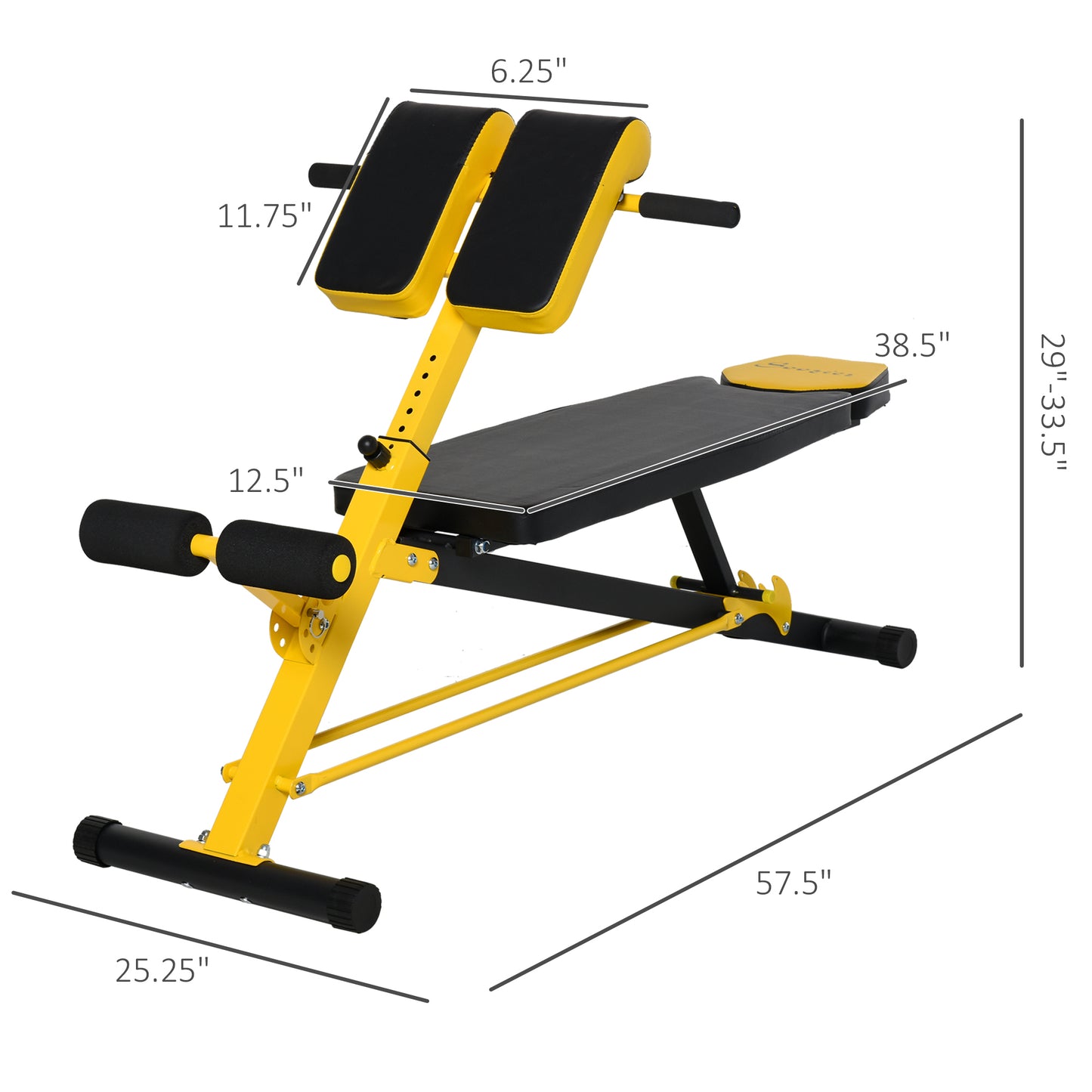 Soozier FlexBench - Adjustable Workout Station for Core & Strength Training