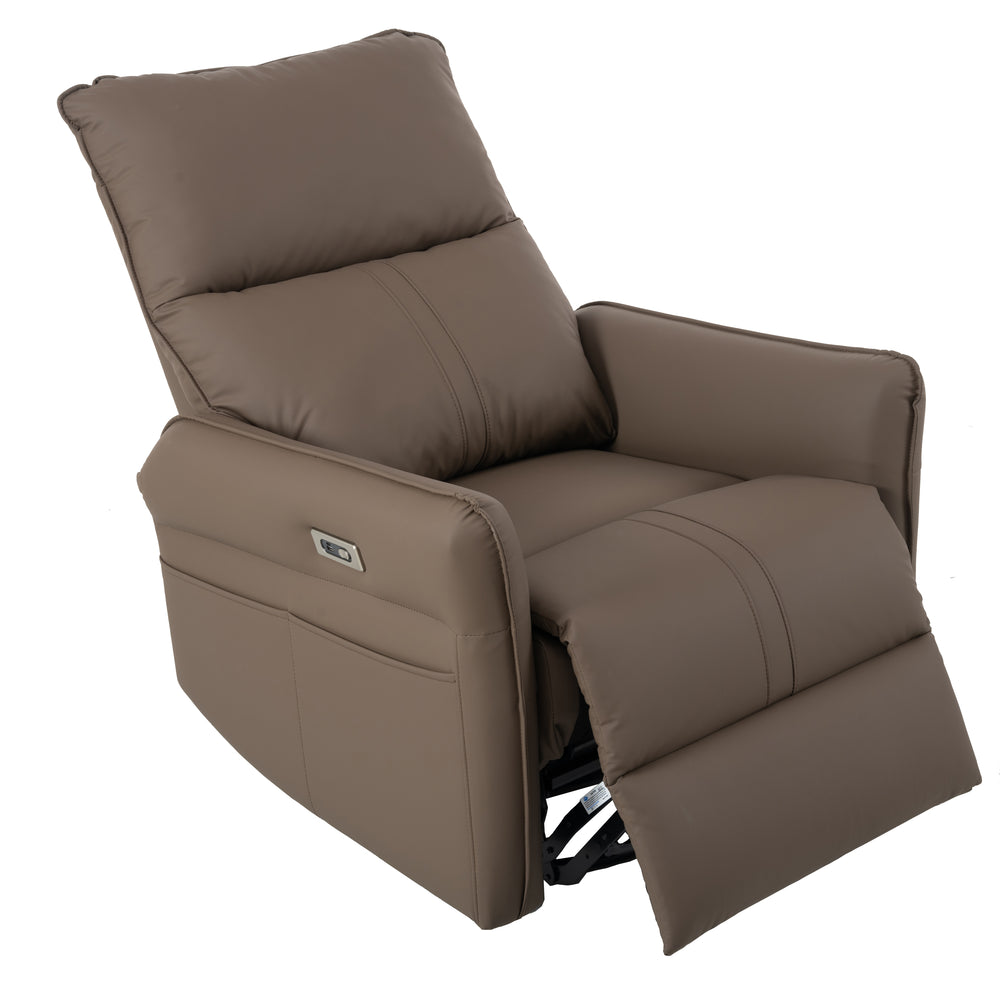 Cozy Power Swivel Recliner with USB Ports