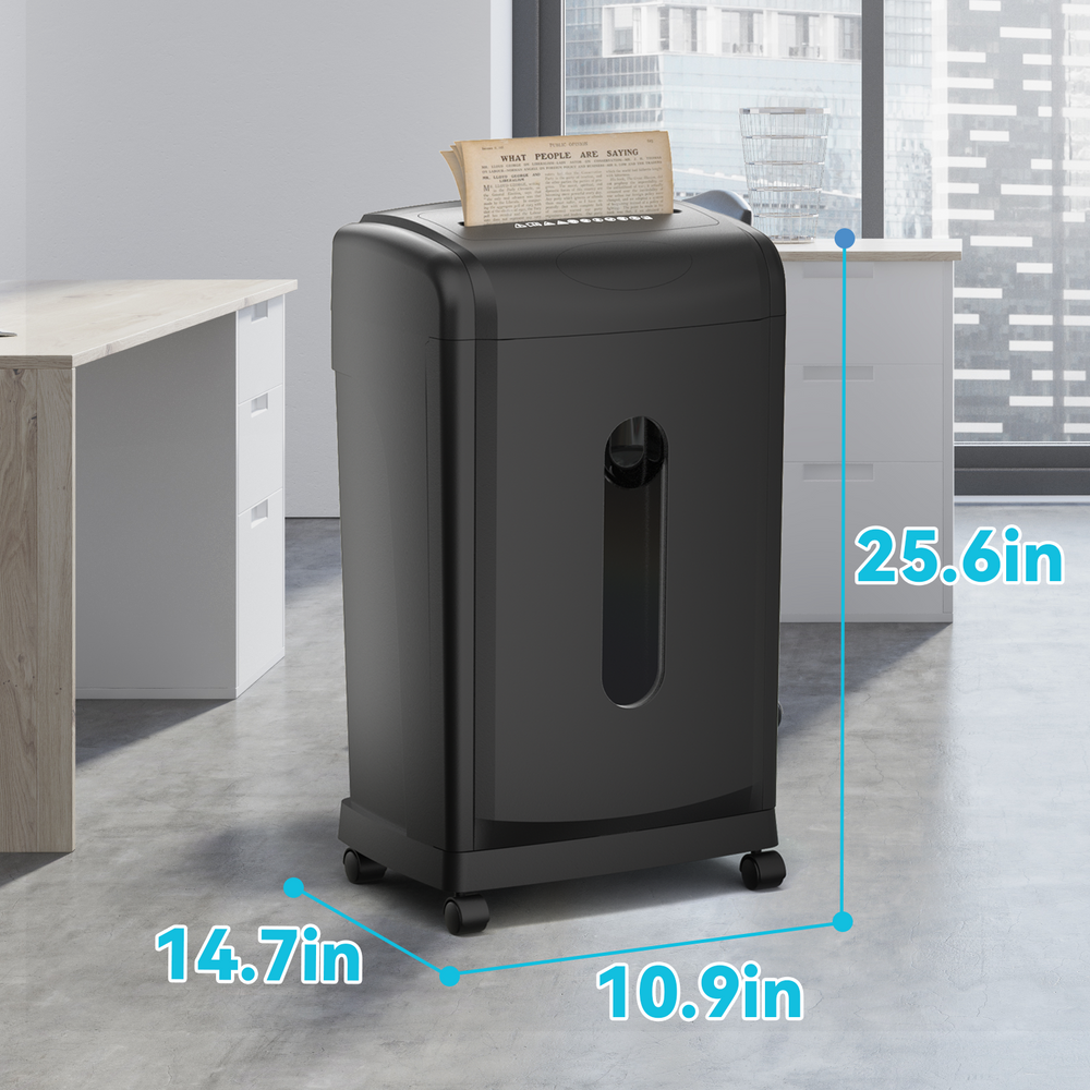 Ultra Quiet Heavy-Duty Cross-Cut Shredder for Home and Office