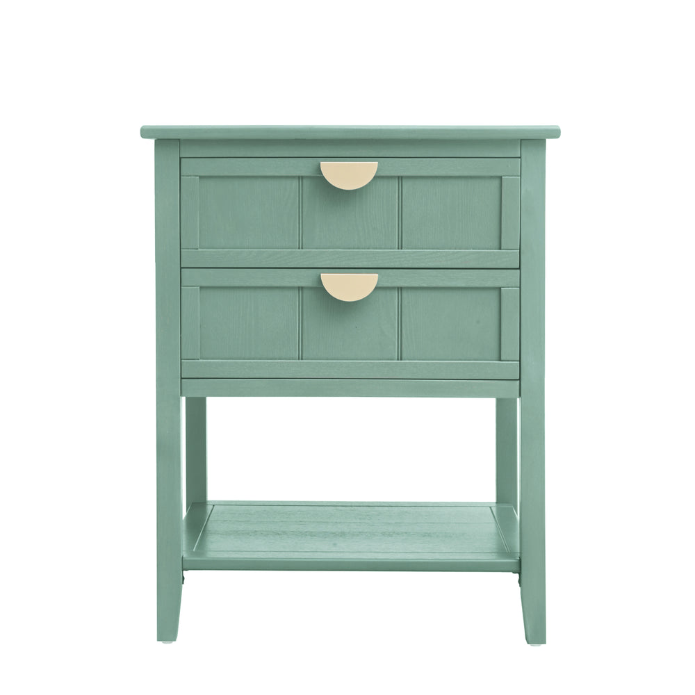 Charming Americana 2-Drawer Nightstand