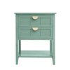 Charming Americana 2-Drawer Nightstand