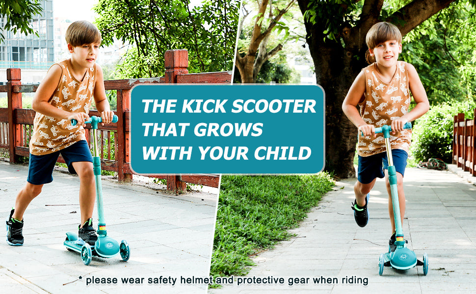 Kid's Kick Scooter: Fun & Adjustable Ride!