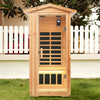 Cozy Infrared Outdoor Sauna for One