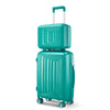 TravelMate Flex Set: Stylish Hard Shell Luggage with Spinner Wheels