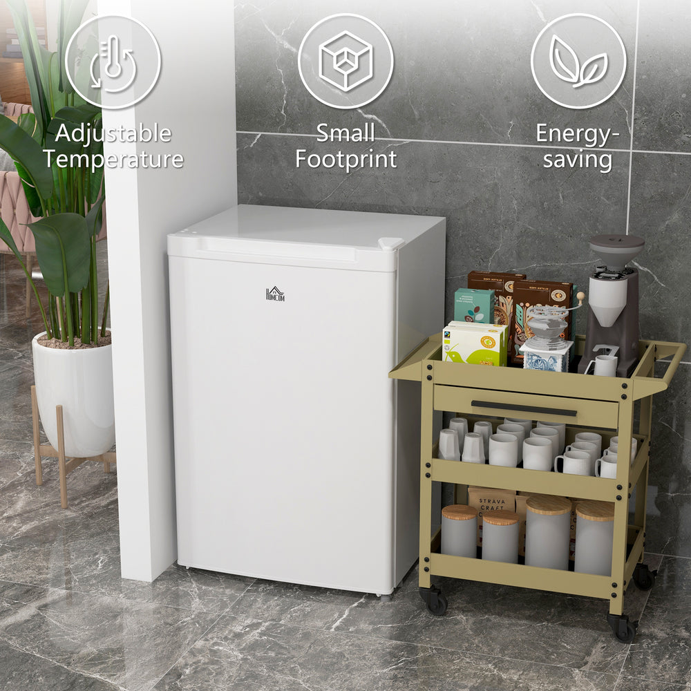 CozyCool Compact Freezer - Reversible Door & Adjustable Thermostat