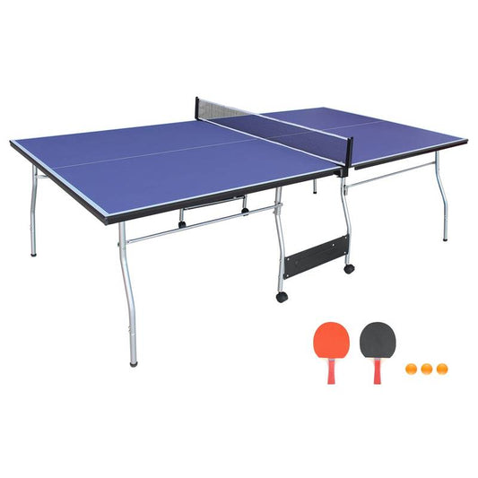 Easy Set-Up Ping Pong Table - Foldable & Portable Game for Indoors and Outdoors