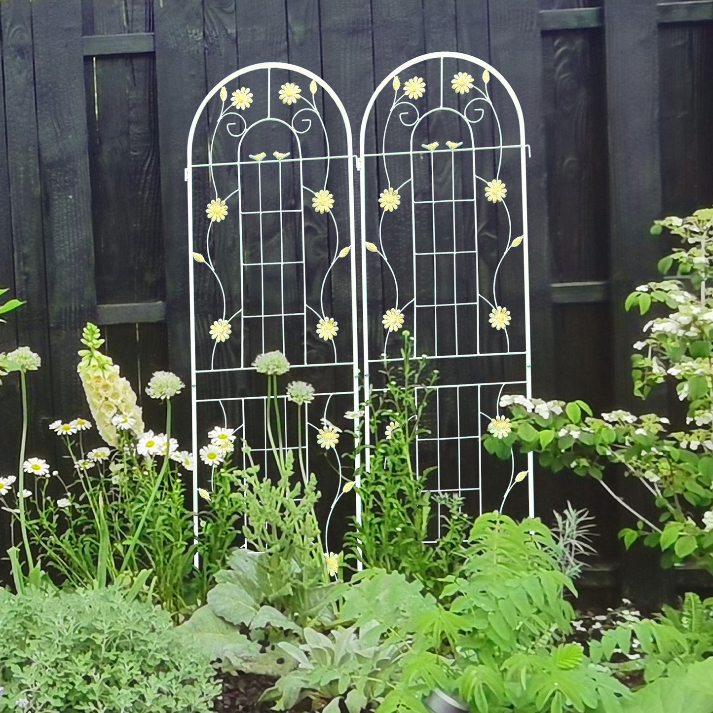 Flower Power Trellis - Rustproof Support for Climbing Plants