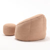 Cozy Comfort Bean Bag Chair with Footrest