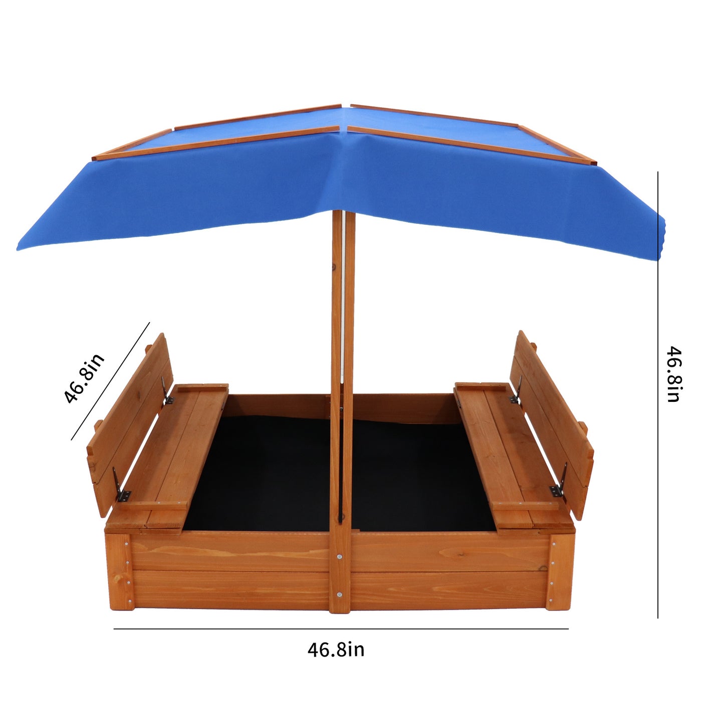 Adventure Sand Box with Cover and Benches