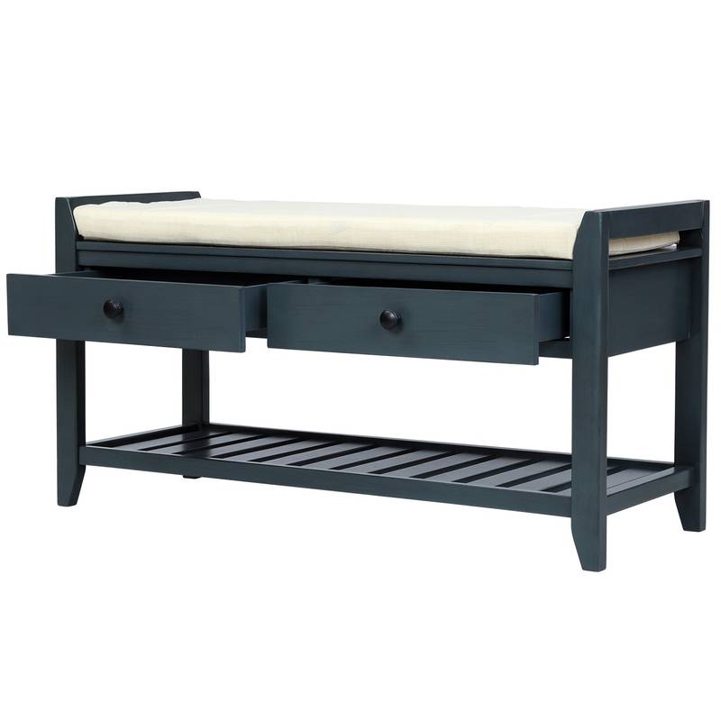 Comfort Seat Shoe Bench with Storage