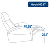 Ultimate Comfort Swivel Recliner with USB Ports