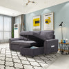 Cozy Contemporary L-Shaped Sofa Bed with Storage and Chaise