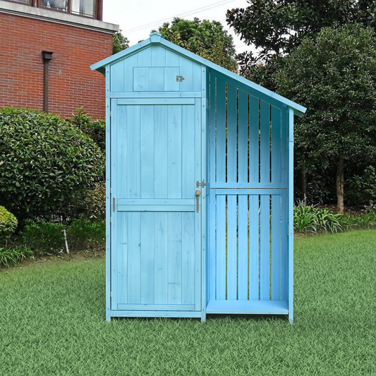 Tiffany Blue Garden Tool Shed with Waterproof Roof