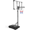 Adjustable Portable Basketball Hoop with Wheels