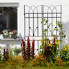 Stylish Metal Garden Trellis Set for Climbing Plants