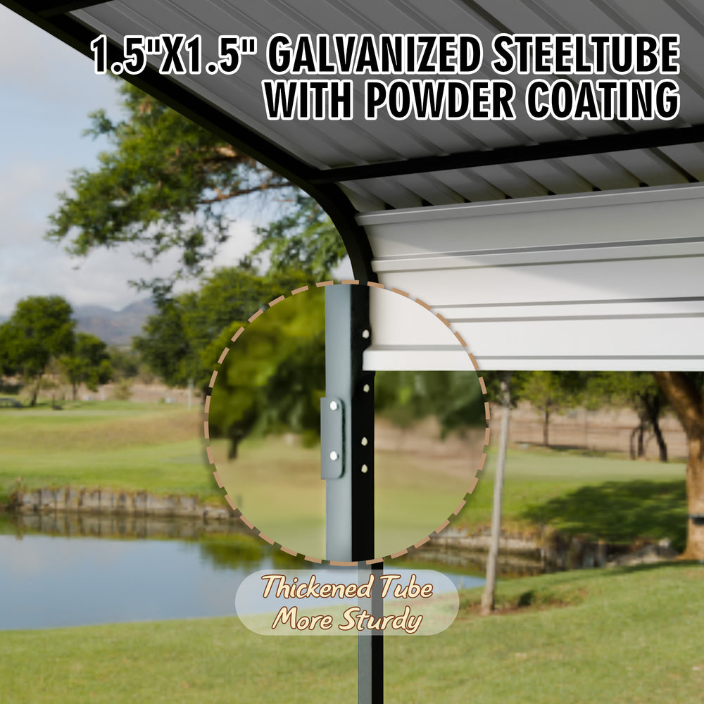 Sturdy Shield Carport Canopy - Heavy Duty Protection for Your Vehicle