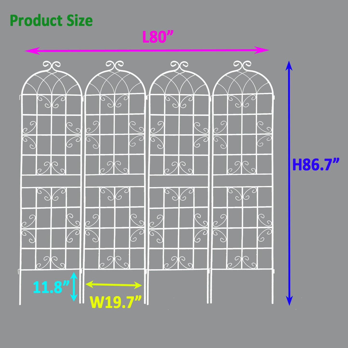 Garden Climber Trellis Set