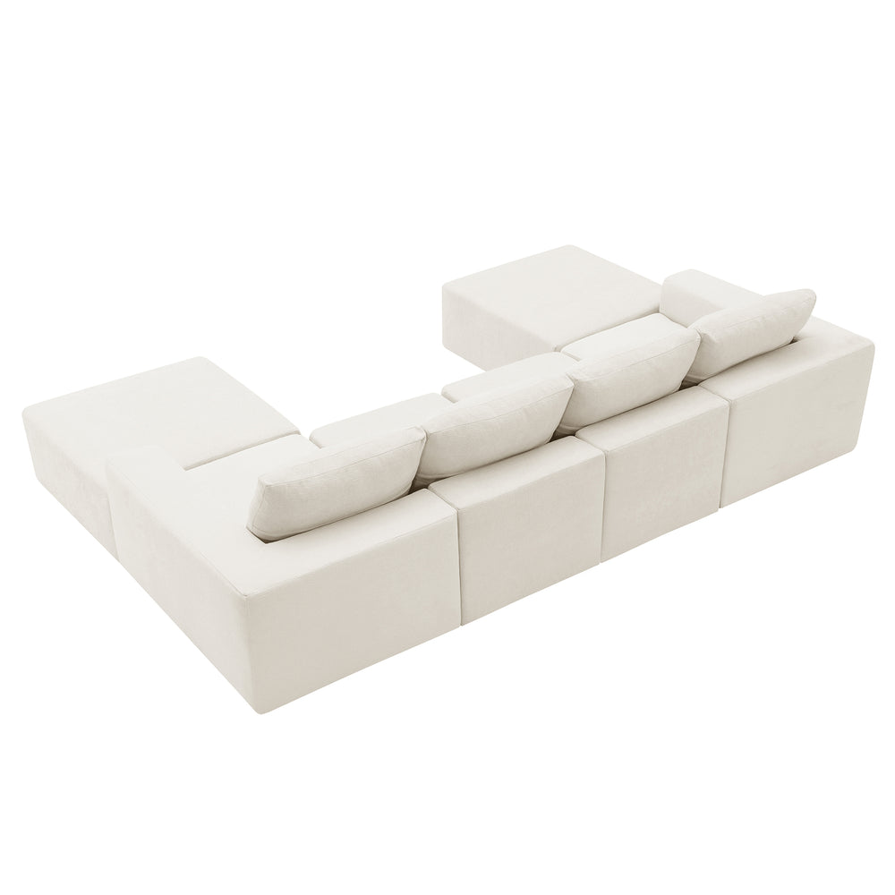 Cozy Luxe U-Shaped Sectional Sofa