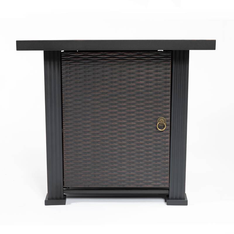 Cozy Square Fire Pit Table