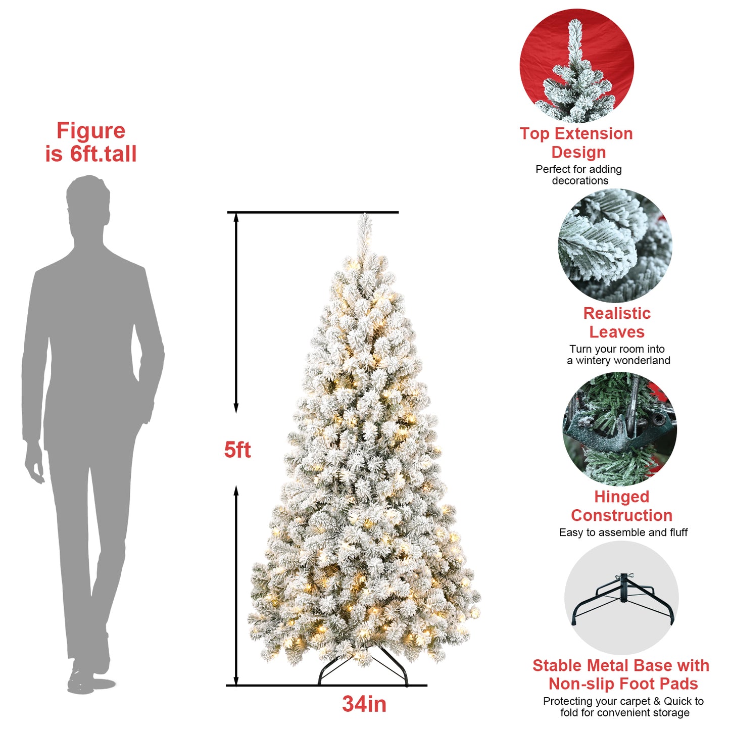 Shimmering Christmas Glow Tree