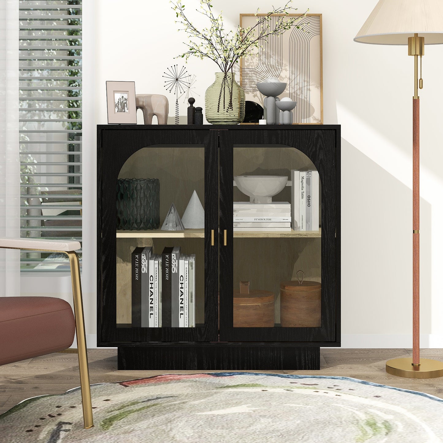 Chic Acrylic Door Storage Cabinet for Your Home