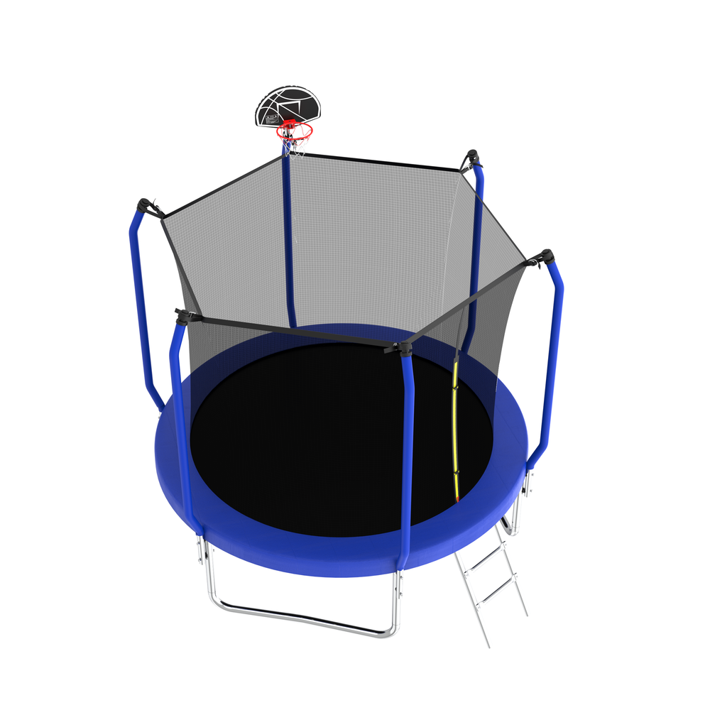 Bounce & Shoot Trampoline with Safety Net