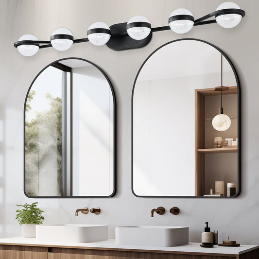 Chic Black LED Vanity Lights for Your Bathroom