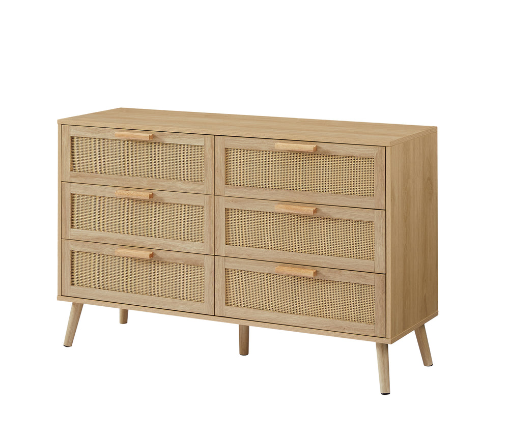 Rattan Charm Dresser - Naturally Stylish Storage for Any Room