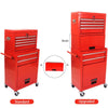 Rolling Red Tool Chest with Wheels & Drawers