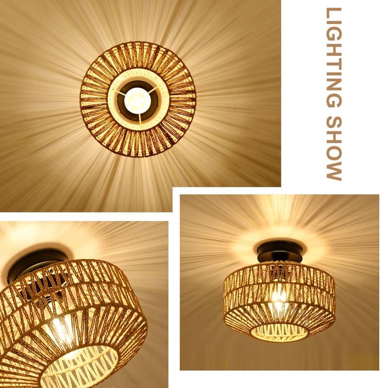 Cozy Rattan Glow Light
