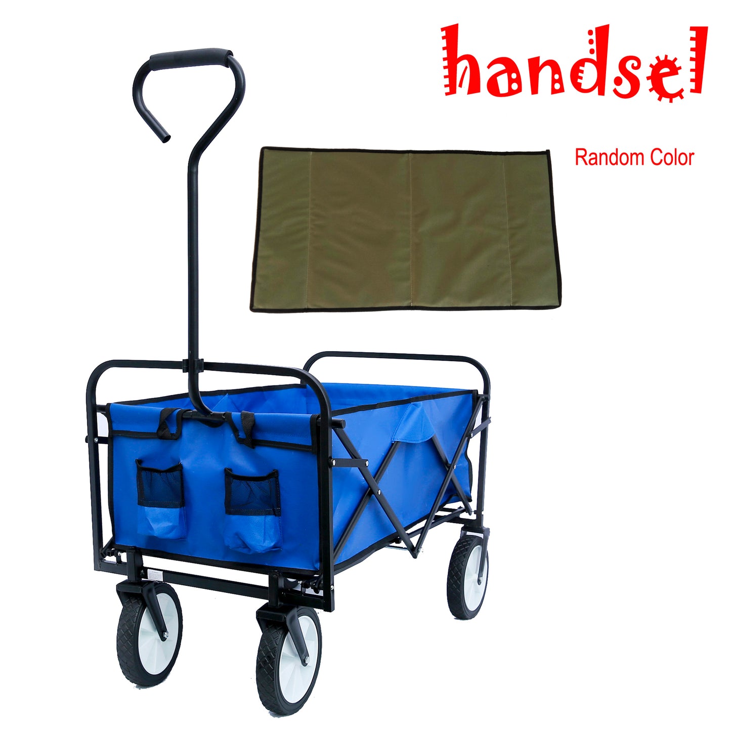 Blue Folding Garden & Beach Wagon