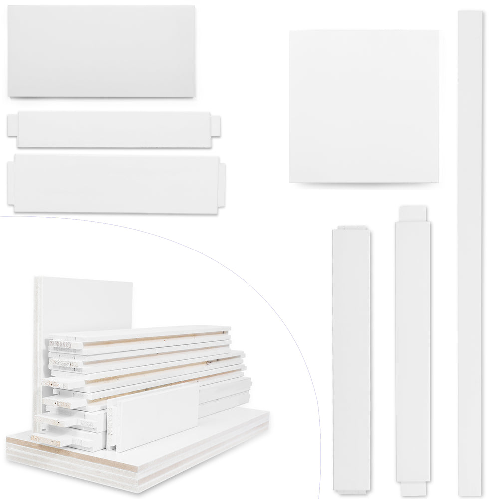 Modern Barn Door Panel - Ready to Assemble, Pre-Primed & Moisture-Proof