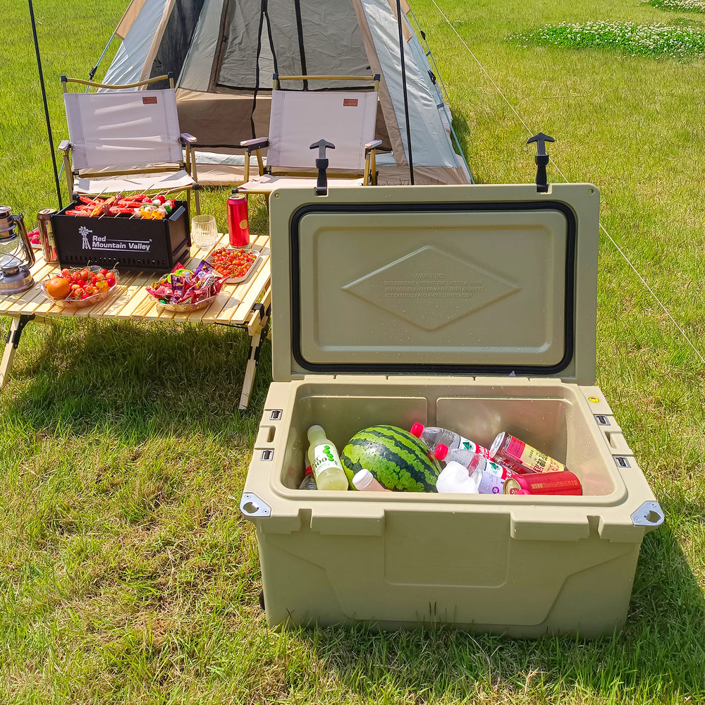 Chill Buddy: Khaki Camping Cooler