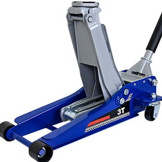 Rapid Lift Hydraulic Floor Jack - Heavy-Duty Steel, Low Profile